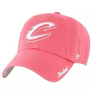 NEW '47 Brand Cleveland Cavaliers NBA Adjustable Hat Cap Clean Up Pink OSFA  $35